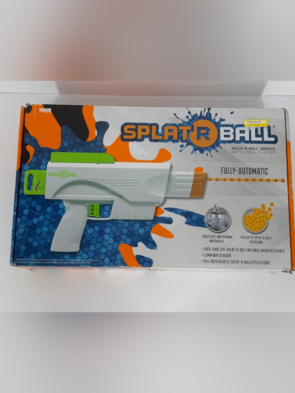 Splat R Ball Water Bead Blaster Toy SRB370 New NIB